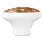 斑点のある鹿のファーテクスチャ セラミックノブ (側面)