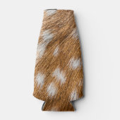 斑点のある鹿のファーテクスチャ ボトルクーラー (正面)