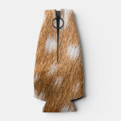 斑点のある鹿のファーテクスチャ ボトルクーラー (裏面)