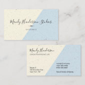 斑点のある2トーン 名刺 (正面/裏面)