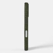 斑点のあるMoss Green iPhone 16ケース – カスタマイズ可能 Case-Mate iPhoneケース (裏面 / 右)