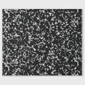 斑点のノートのデザイン ラッピングペーパー (フラット)