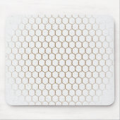 斑点のハニカム模様 マウスパッド (正面)