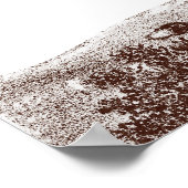 斑点またはストライプのハイエナからアンティークプリント ポスター (角)