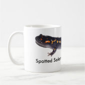 斑点を付けられたサンショウウオのマグ コーヒーマグカップ (左)