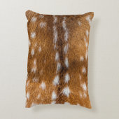 斑点を付けられたシカの毛皮の質 アクセントクッション (裏面(縦))