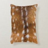 斑点を付けられたシカの毛皮の質 アクセントクッション (正面(垂直))