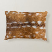 斑点を付けられたシカの毛皮の質 アクセントクッション (裏面)