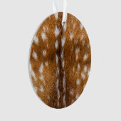 斑点を付けられたシカの毛皮の質 オーナメント (正面)