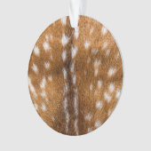 斑点を付けられたシカの毛皮の質 オーナメント (正面)