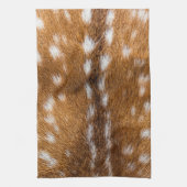 斑点を付けられたシカの毛皮の質 キッチンタオル (縦)