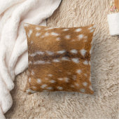 斑点を付けられたシカの毛皮の質 クッション (ブランケット)