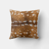 斑点を付けられたシカの毛皮の質 クッション (裏面)