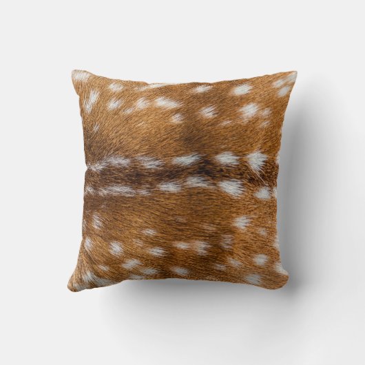 斑点を付けられたシカの毛皮の質 クッション (裏面)