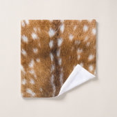 斑点を付けられたシカの毛皮の質 バスタオルセット (ウォッシュタオル)