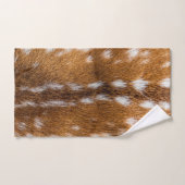 斑点を付けられたシカの毛皮の質 バスタオルセット (ハンドタオル)