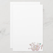 斑点を付けられたタコの文房具 便箋 (正面/裏面)