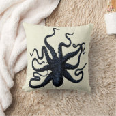 斑点を付けられたタコの枕 クッション (ブランケット)