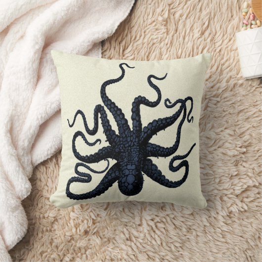斑点を付けられたタコの枕 クッション (ブランケット)