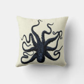 斑点を付けられたタコの枕 クッション (裏面)