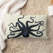 斑点を付けられたタコの枕 ランバークッション (ブランケット)