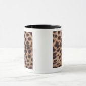 斑点を付けられたネコ科の表面 マグカップ (中央)