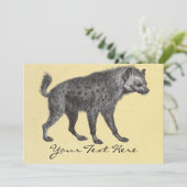 斑点を付けられたハイエナの招待状 招待状 (スタンド正面)