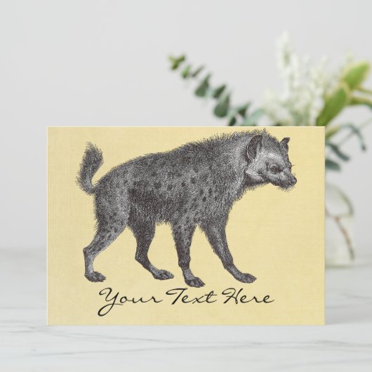 斑点を付けられたハイエナの招待状 招待状 (スタンド正面)