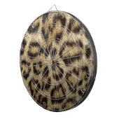 斑点を付けられたヒョウの皮 ダーツボード (正面右)