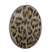 斑点を付けられたヒョウの皮 ダーツボード (正面左)