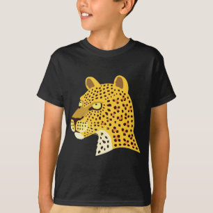 斑点を付けられたヒョウ Tシャツ