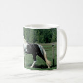 斑点を付けられた歩行者 コーヒーマグカップ (正面右)