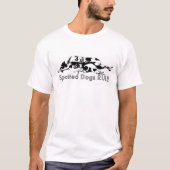 斑点を付けられた犬の規則 Tシャツ (正面)