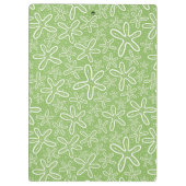 斑点を付けられた背景の貝パターン クリップボード (裏面)