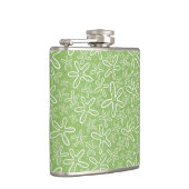 斑点を付けられた背景の貝パターン フラスク (右)