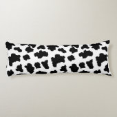 斑点を付けられたMoo牛オランダのホルスタイン動物の点 ボディピロー (裏面)