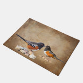 斑点を付けられたTOWHEE ドアマット (アングル)
