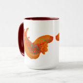 斑点を付けられたTriophaのスラグマグ マグカップ (正面左)