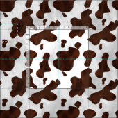 斑点を付けられる革靴のフェイクな西部の革 ファブリック (タイル)