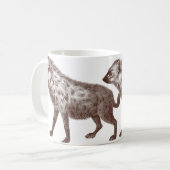 斑点を付けられる2またはシマハイエナ コーヒーマグカップ (正面左)