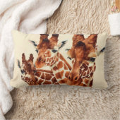 斑点を付けられる-キリン ランバークッション (ブランケット)