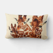 斑点を付けられる-キリン ランバークッション (裏面)