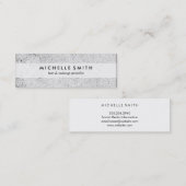 斑点スタイリッシュがグランジある スキニー名刺 (正面/裏面)