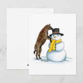 斑点ハイエナ - ホリデーカード (正面/裏面)