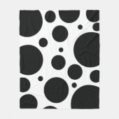 斑点パターン フリースブランケット (正面)