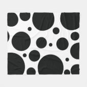 斑点パターン フリースブランケット (正面(横))