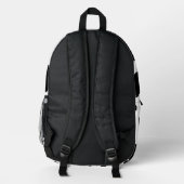 斑点モー牛オランダホルスタイン動物の斑点 プリントバックパック (裏面)