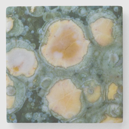 斑点海ジャスパー ストーンコースター (正面)