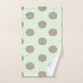 斑点状の点 バスタオルセット (ハンドタオル)