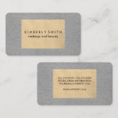 斑点2トーンカラーブロック 名刺 (正面/裏面)